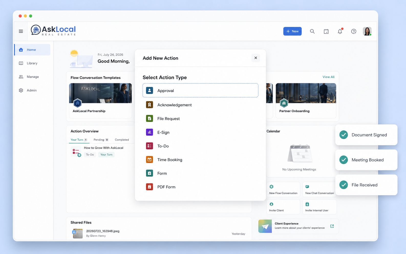 AskLocal Dashboard